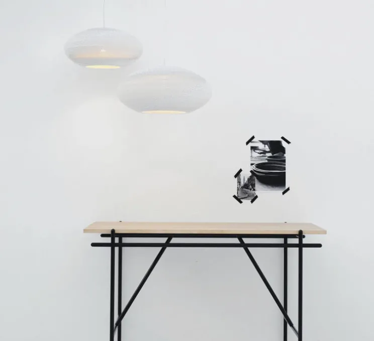 Suspension, Scraplights, Disc 32, blanc, Ø81cm, H40cm - Graypants