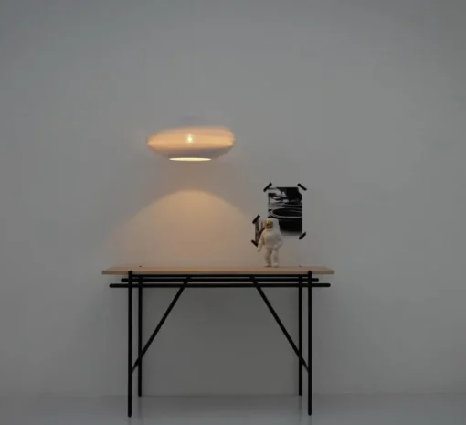 Suspension, Scraplights, Disc 24, blanc, Ø61cm, H26cm - Graypants