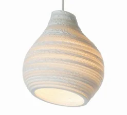 Suspension*Graypants Suspension, Scraplights, Hive 9, , Ø23cm, H28cm - blanc