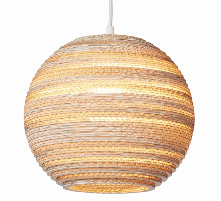 Suspension*Graypants Suspension, Scraplights, Moon 10, , Ø26cm, H22cm - Blonde
