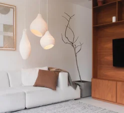 Suspension*Graypants Suspension, Scraplights, Nest32, , Ø32cm, H85cm - blanc