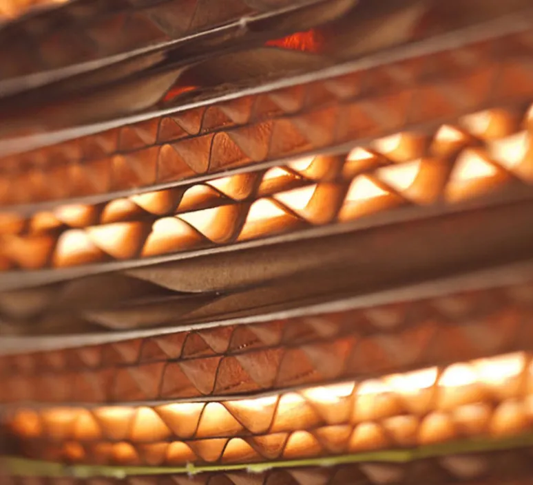 Suspension*Graypants Suspension, Scraplights, Ohio 24, , Ø61cm, H24cm - marron