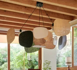 Suspension*Market Set Suspension, Screen 70's 4l XXL, , Ø150cm, H75cm - lin, noir