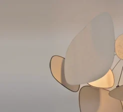 Suspension*Market Set Suspension, Screen 70's XL, , Ø110cm, H45cm - lin bouleau