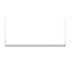 Suspension*Bolia Suspension, Scribe, , LED, 3000K, 117 lm, L170cm, H17cm - gris clair mat