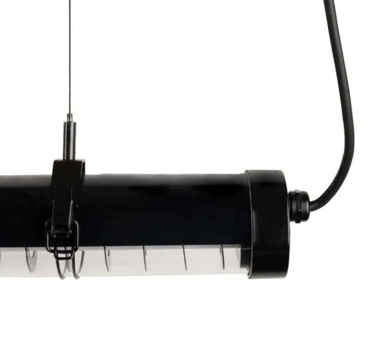 Suspension*Faro Suspension, Scuba Louver 120, , IP65, LED, 2700K, 1575 lm, L120cm, H7cm - noir