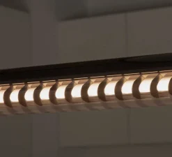 Suspension*Faro Suspension, Scuba Louver 120, , IP65, LED, 2700K, 1575 lm, L120cm, H7cm - noir