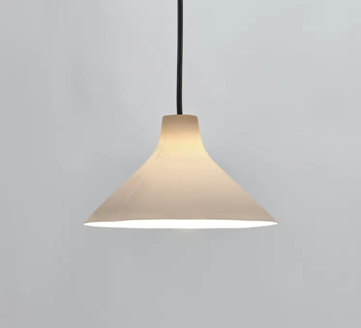 Suspension, Seam lamp S, Noir et blanc, Ø20cm, H11,5cm - Serax