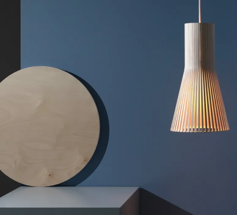 Suspension*Secto Design Suspension, Secto 4201, , 3000K, 1060lm, H45cm - bouleau