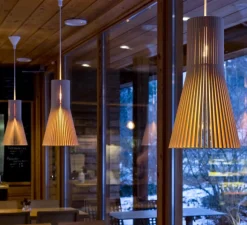 Suspension*Secto Design Suspension, Secto 4201, , H45cm, Ø25cm - noyer