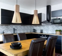 Suspension*Secto Design Suspension, Secto 4201, , H45cm, Ø25cm - noyer