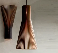 Suspension*Secto Design Suspension, Secto 4201, , H45cm, Ø25cm - noyer