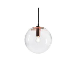 Suspension, Selene 20, transparent, cuivre , Ø20cm - Classicon
