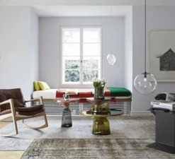 Suspension, Selene 35, transparent, noir, Ø35cm - Classicon