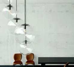 Suspension, Selene 35, transparent, noir, Ø35cm - Classicon