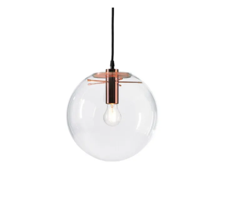 Suspension, Selene 35, transparent, cuivre , Ø35cm - Classicon