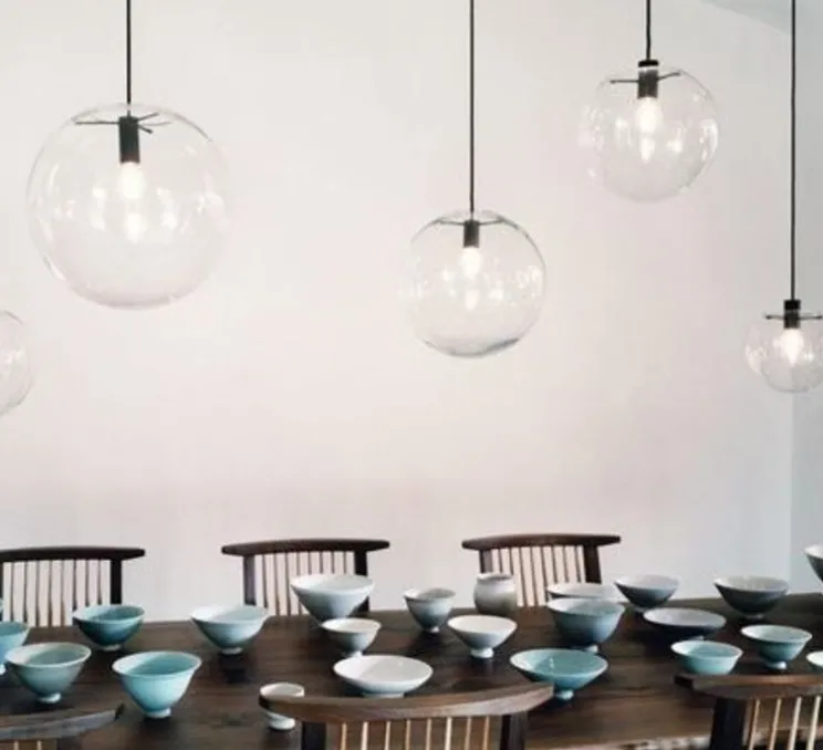 Suspension, Selene 25, transparent, noir, H25cm - Classicon