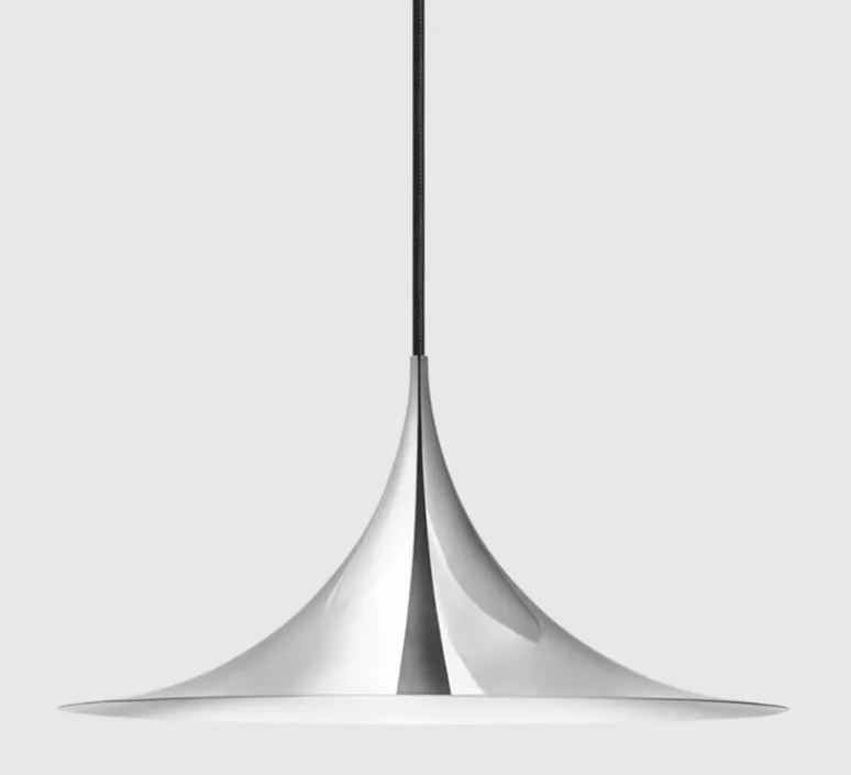 Suspension*Gubi Suspension, Semi 47, , Ø47cm, H23,5cm - chrome