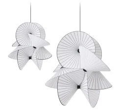 Suspension*Moooi Suspension, Serpentine Light 8, Large, , Ø68cm, H81cm - blanc