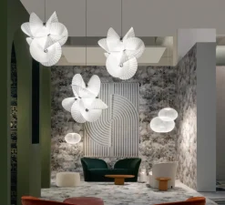 Suspension, Serpentine light 8, Small, blanc, LED, 2700K, 1137LM, Ø46cm, H60cm - Moooi