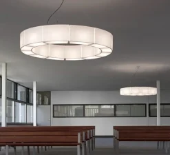 Suspension*Santa & Cole Suspension, Sexta 12, , Ø128cm, H20cm - blanc