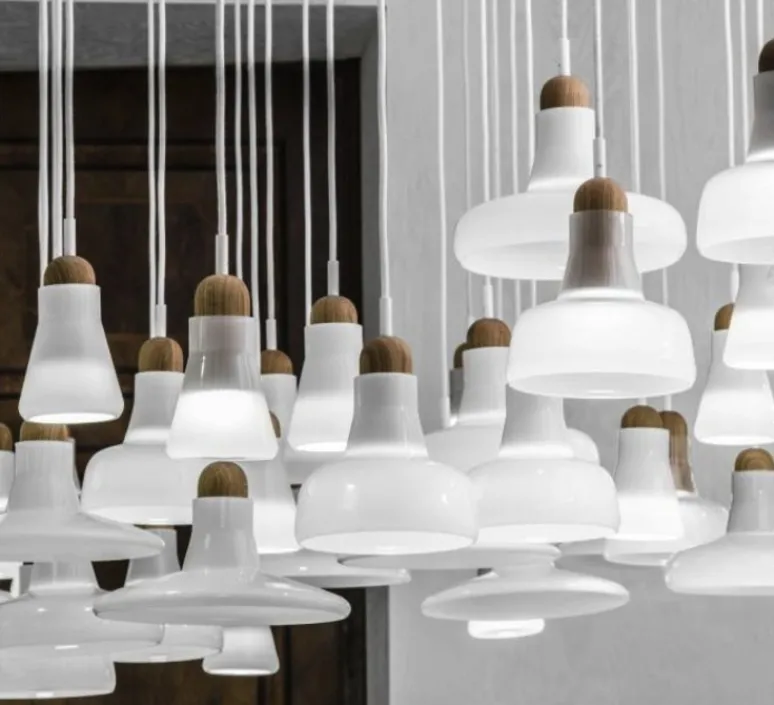 Suspension*Brokis Suspension, Shadows, , dimmable, H13,8cm, Ø10,8cm - blanc