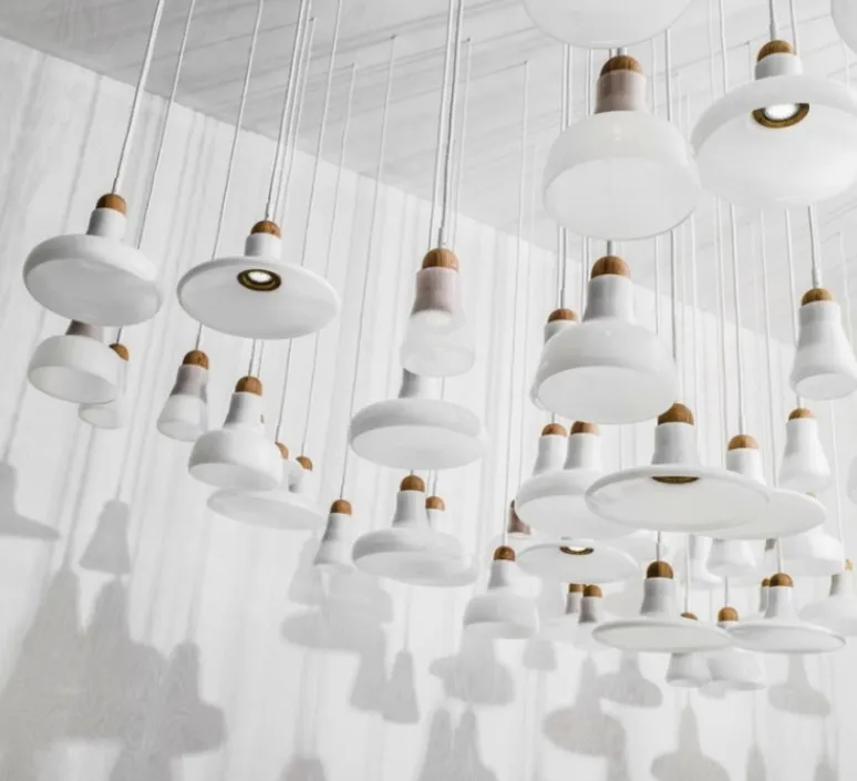 Suspension*Brokis Suspension, Shadows, , dimmable, H13,8cm, Ø10,8cm - blanc