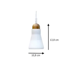 Suspension*Brokis Suspension, Shadows, , dimmable, H13,8cm, Ø10,8cm - blanc