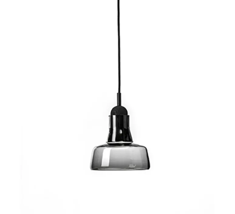 Suspension*Brokis Suspension, Shadows, ,dimmable, Ø18,6cm, H17cm - gris fumé