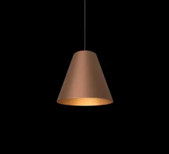 Suspension, Shiek 4.0, LED, cuivre, H22cm, Ø25cm - Wever et Ducré