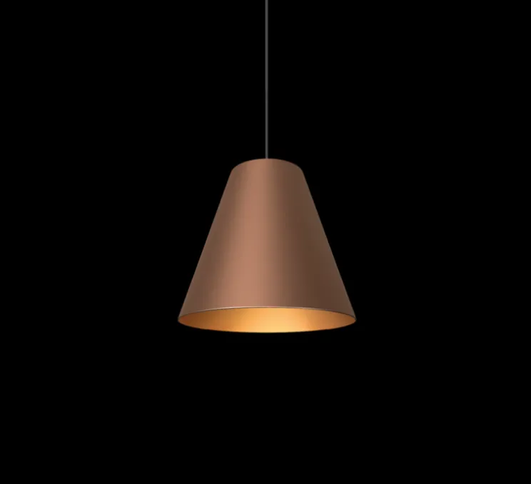 Suspension, Shiek 4.0, LED, cuivre, H22cm, Ø25cm - Wever et Ducré