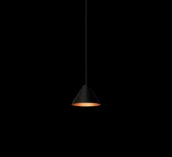 Suspension*Wever&Ducré Suspension, Shiek 1.0, LED, , Cuivre, H11,7cm, 1800 K - 2850 K, 495lm, Ø17cm - Wever et Ducré noir