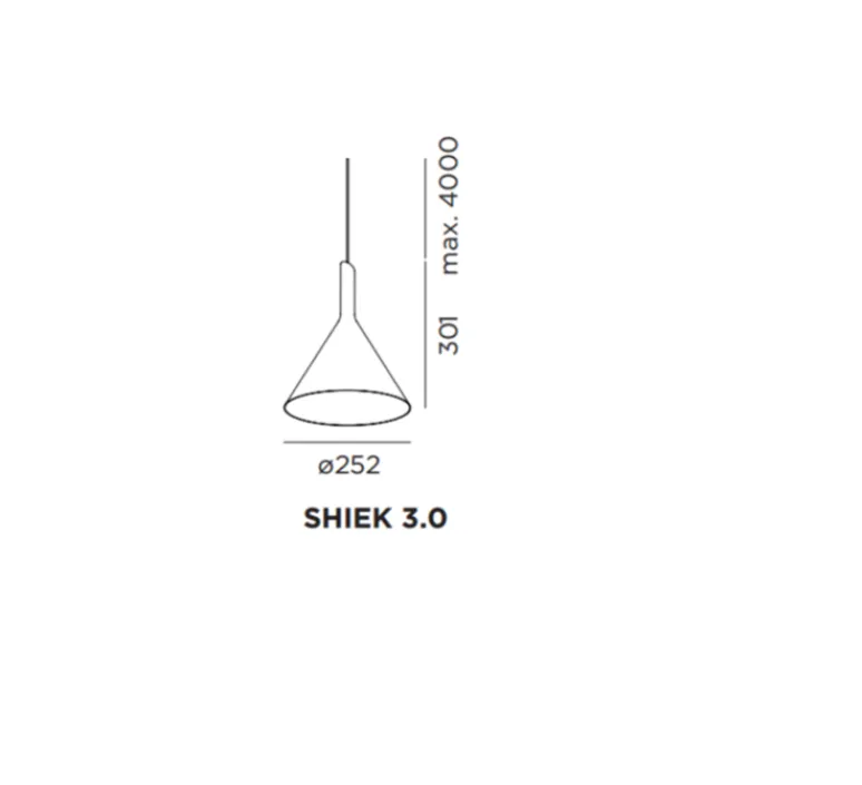 Suspension*Wever&Ducré Suspension, Shiek 3.0, LED, or, , H30,1cm, Ø25,2cm - Wever et Ducré blanc