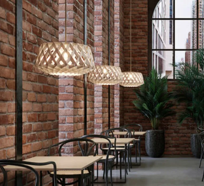 Suspension*Pilke Suspension, Signature 60, , Ø60cm, H30cm - bois, bouleau