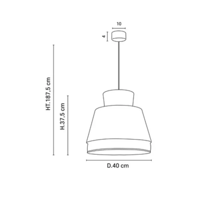 Suspension*Market Set Suspension, Singapour M , , Ø40cm, H37cm - nude