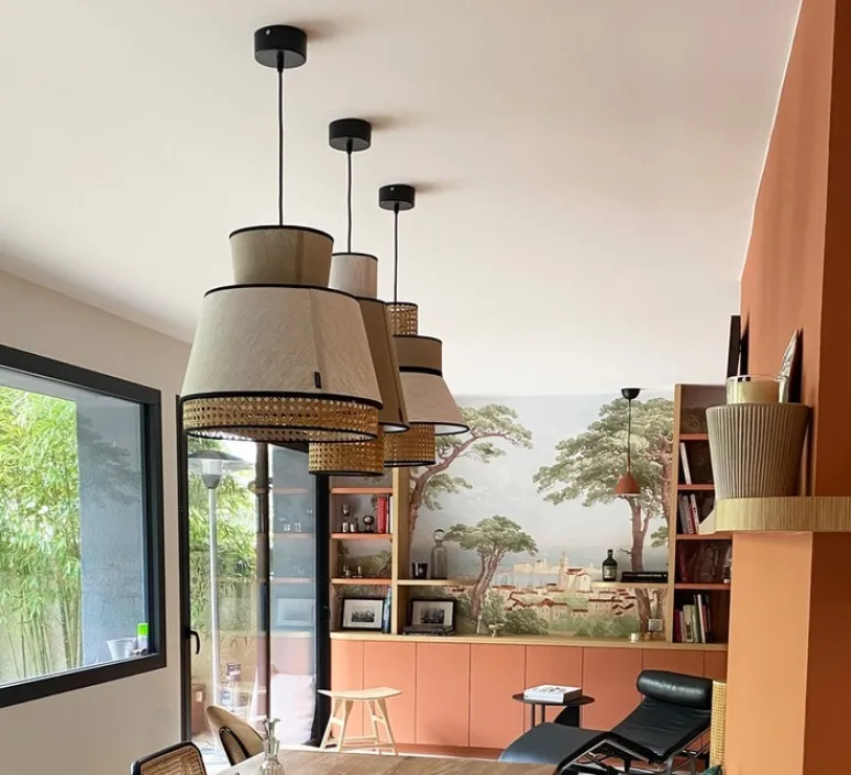 Suspension*Market Set Suspension, Singapour M , , Ø40cm, H37cm - nude