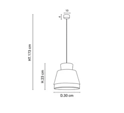 Suspension*Market Set Suspension, Singapour XM , , Ø30cm, H23cm - nude