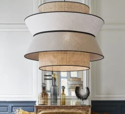 Suspension*Market Set Suspension, Singapour XXL, , Ø78cm, H60cm - nude