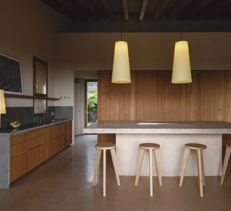 Suspension*Santa & Cole Suspension, Sisisi conicas largas GT4, , Ø40cm, H80cm - blanc, câble noir