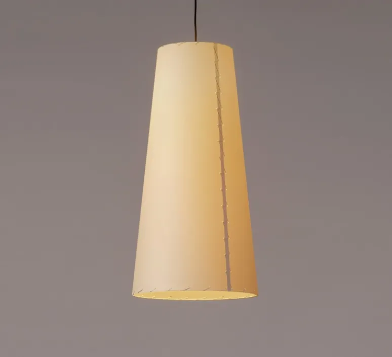 Suspension*Santa & Cole Suspension, Sisisi conicas largas GT4, , Ø40cm, H80cm - blanc, câble noir