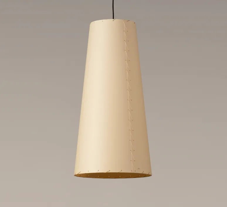 Suspension*Santa & Cole Suspension, Sisisi conicas largas GT4, , Ø40cm, H80cm - blanc, câble noir