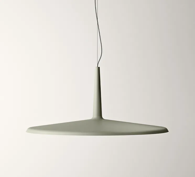 Suspension, Skan 0275, vert, LED, 2700K, 1380lm, Ø60cm, H27cm - Vibia