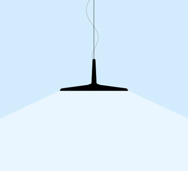 Suspension, Skan 0275, vert, LED, 2700K, 1380lm, Ø60cm, H27cm - Vibia