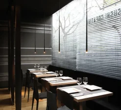 Suspension, Slim 0920, noir, LED, 2700K, 182lm, Ø2,6cm, H100cm - Vibia