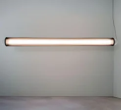 Suspension*B.lux Suspension, Slim Skin SH 700, , LED, dim, 2700K, 3975 lm, L70cm, H11,5cm - Groove noir