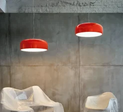Suspension*Flos Suspension, Smithfield, , Ø60cm, H21,5cm - rouge