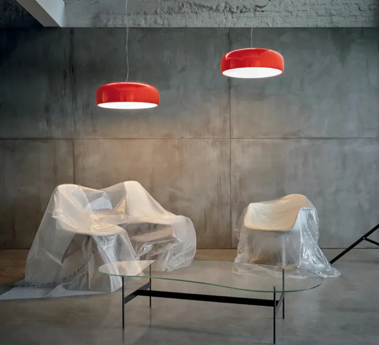 Suspension*Flos Suspension, Smithfield S Pro, , Ø60cm, H21,5cm - rouge