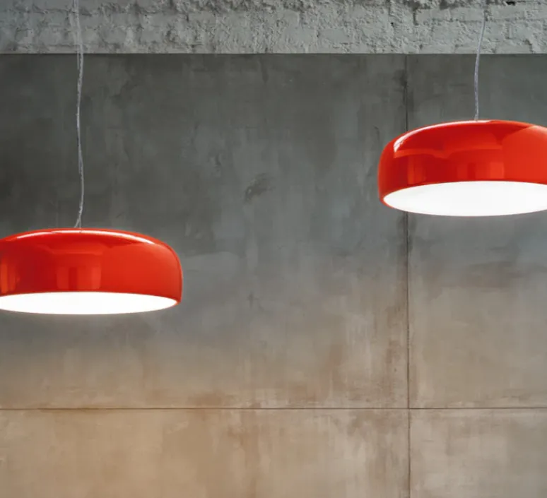 Suspension*Flos Suspension, Smithfield S Pro, , Ø60cm, H21,5cm - rouge