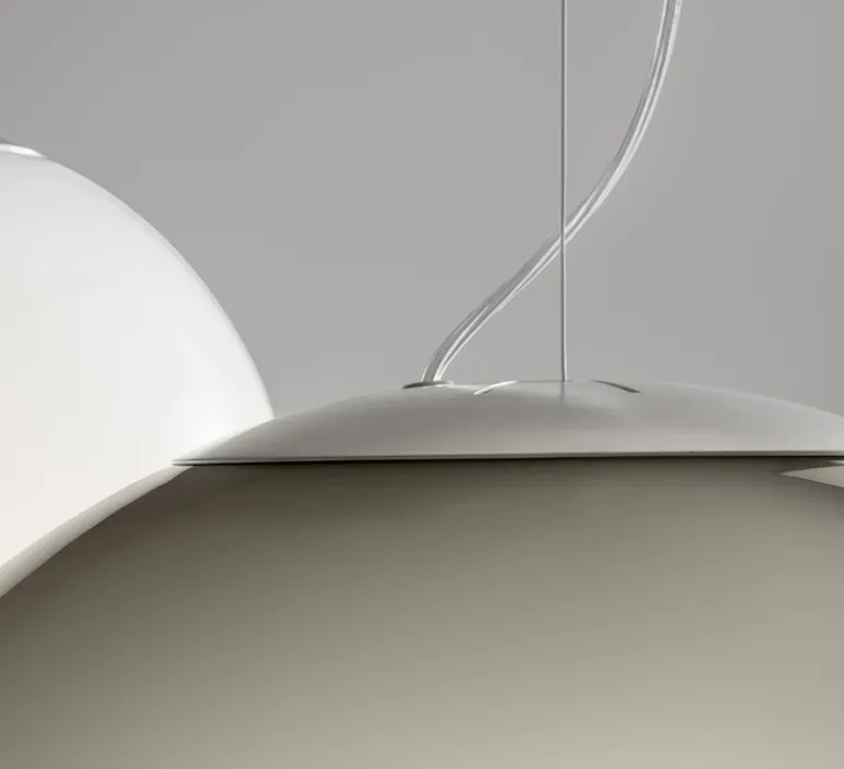 Suspension*Panzeri Suspension, Smoke 3, , LED, 2700K, 2500lm, Ø50cm, H50cm - verre fumé