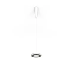 Suspension*Rotaliana Suspension, Sol H1, blanc & noir, LED, 2700K, 7880 lm, Ø28,5cm, H6cm - blanc & noir